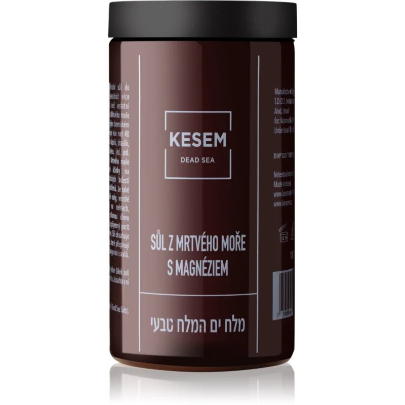 KESEM Dead Sea Salt with Magnesium naravna kopalna sol iz Mrtvega morja z magnezijem 1 kg