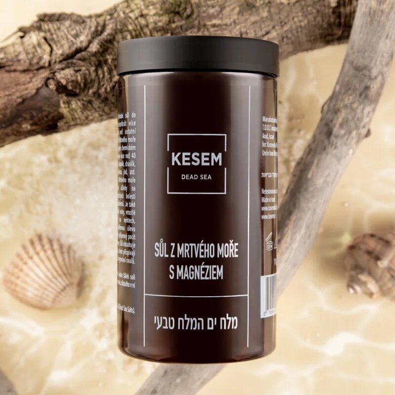 KESEM Dead Sea Salt with Magnesium naravna kopalna sol iz Mrtvega morja z magnezijem 1 kg