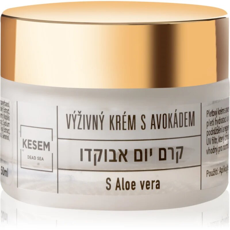 KESEM Nourishing Cream with Avocado and Aloe Vera hranilna krema za obraz z avokadom in aloe vero 50 ml