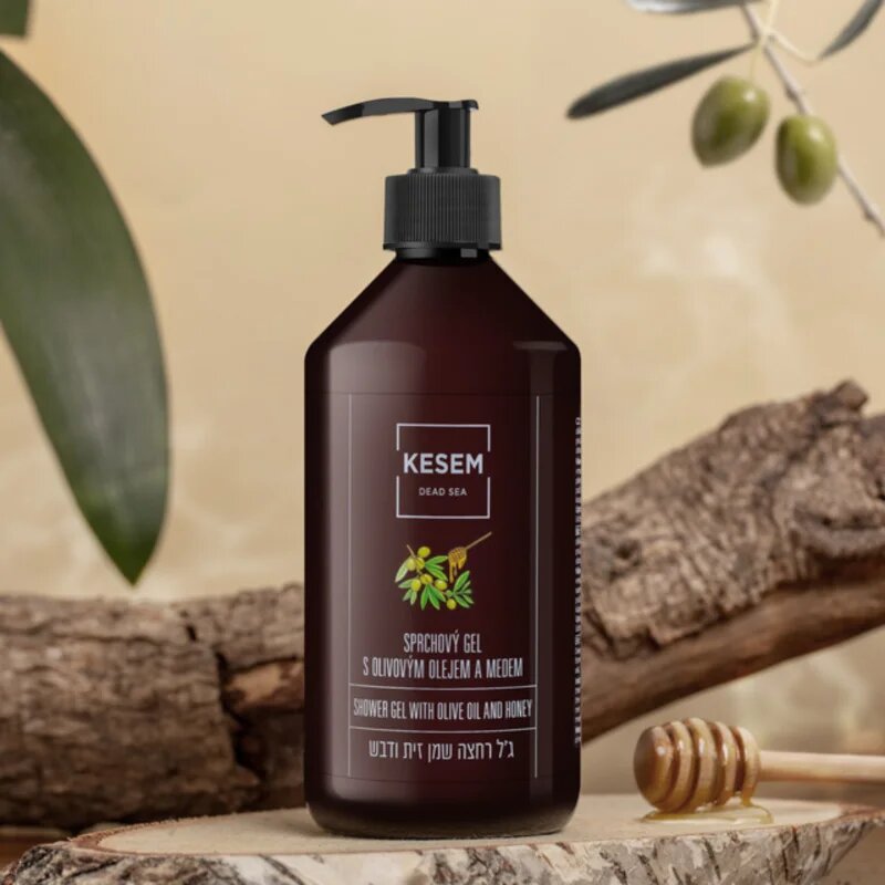 KESEM Sea Salt Oil and Honey gel za prhanje z oljčnim oljem 500 ml