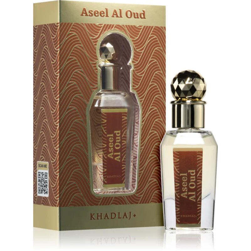 Khadlaj Aseel Al Oud parfumirano olje uniseks 15 ml