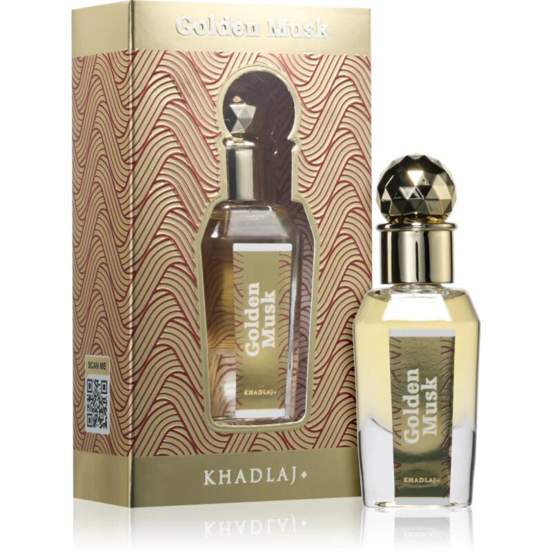 Khadlaj Golden Musk parfumirano olje uniseks 15 ml