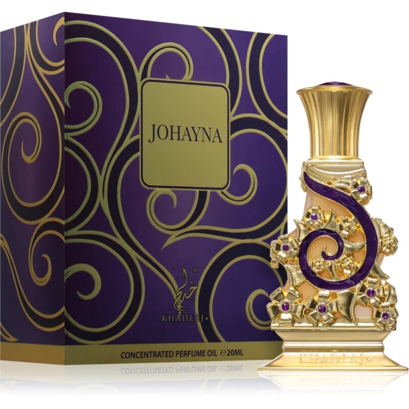 Khadlaj Johayna Purple parfumirano olje uniseks 20 ml