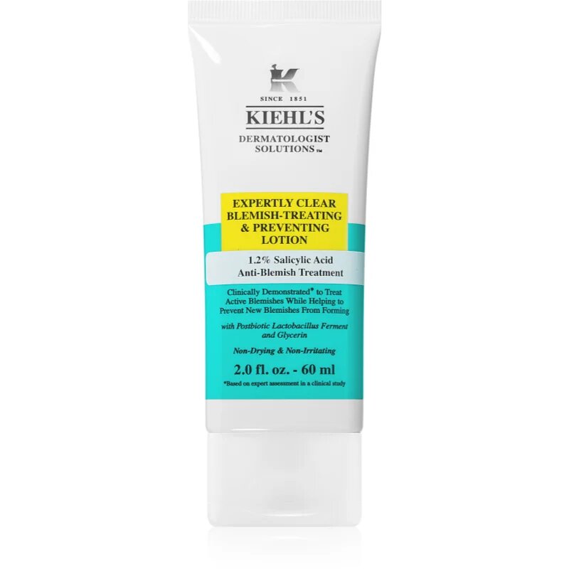 Kiehl's Dermatologist Solutions Expertly Clear Blemish-Treating & Preventing Lotion krema za obraz za aknasto kožo za ženske 60 ml