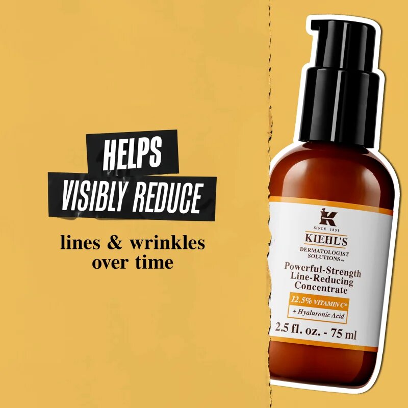 Kiehl's Dermatologist Solutions Powerful-Strength Line-Reducing Concentrate serum proti gubam za vse tipe kože 75 ml