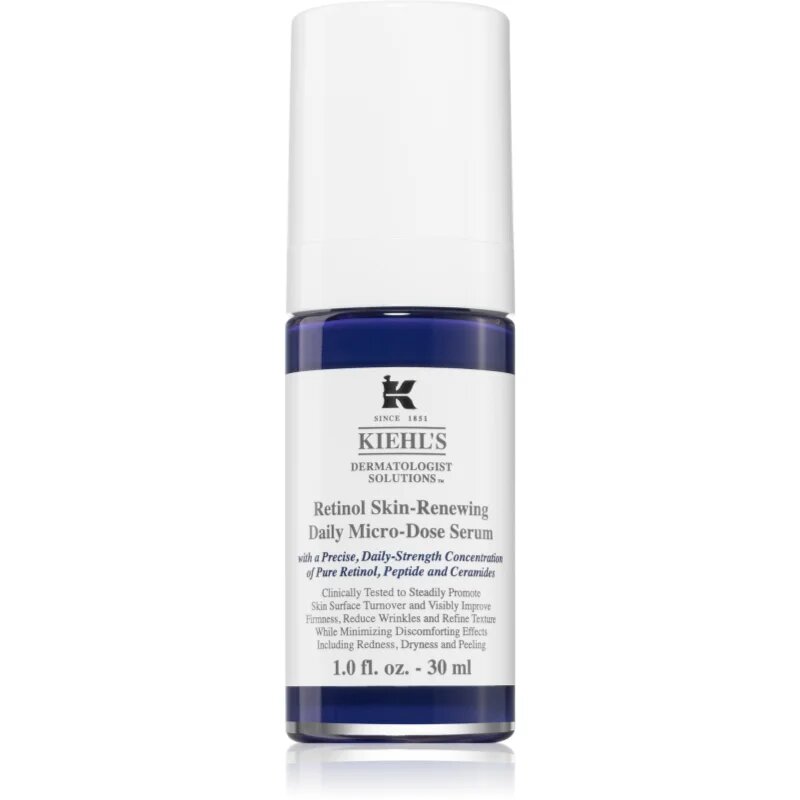 Kiehl's Dermatologist Solutions Retinol Skin-Renewing Daily Micro-Dose Serum serum z retinolom proti gubam za vse tipe kože vključno z občutljivo kož