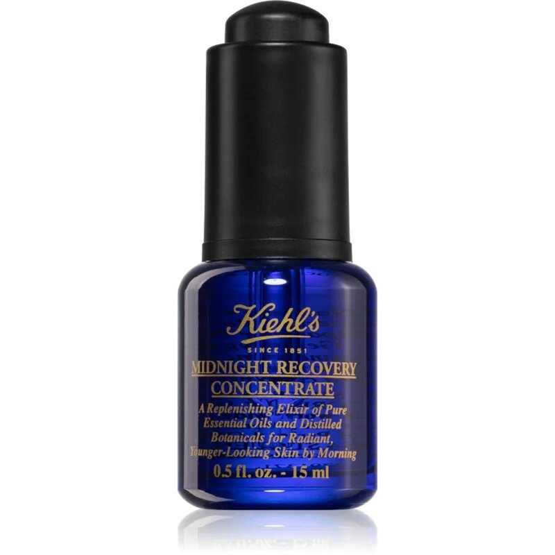 Kiehl's Midnight Recovery Concentrate nočni regeneracijski serum za vse tipe kože vključno z občutljivo kožo 15 ml