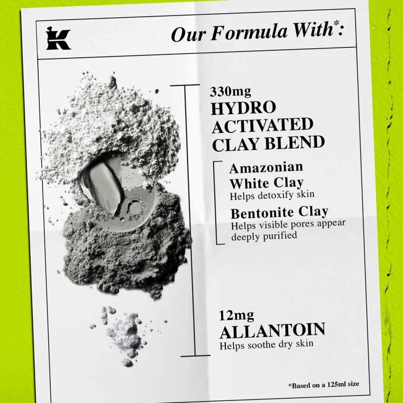 Kiehl's Rare Earth Deep Pore Cleansing Mask globoko čistilna maska z ilovico 125 ml
