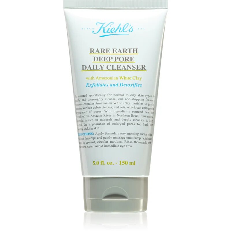 Kiehl's Rare Earth Deep Pore Daily Cleanser razstrupljevalna čistilna krema za zmanjšanje por 150 ml