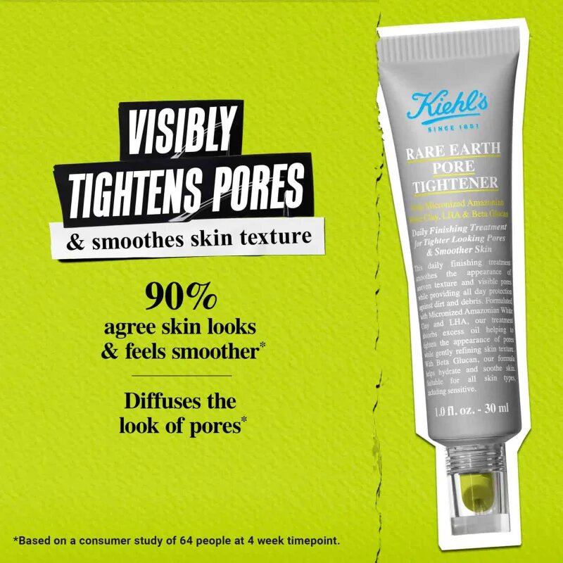 Kiehl's Rare Earth Pore Tightener nega proti razširjenim poram in črnim pikicam za ženske 30 ml