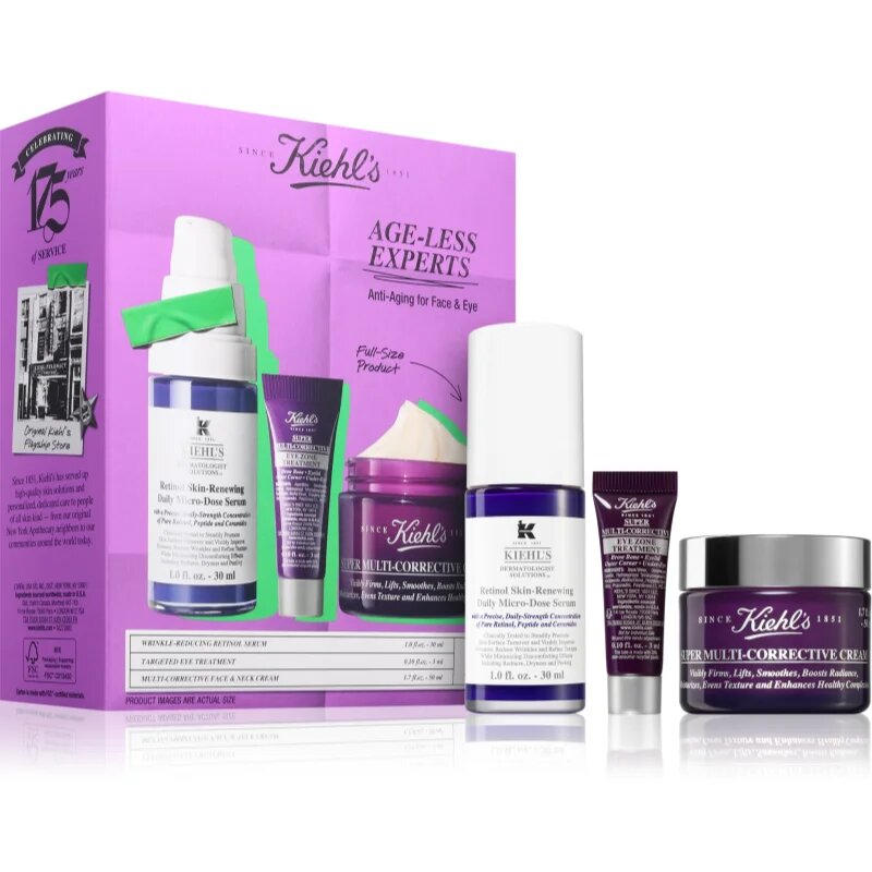 Kiehl's Super Multi-Corrective darilni set za obraz in predel okoli oči za ženske