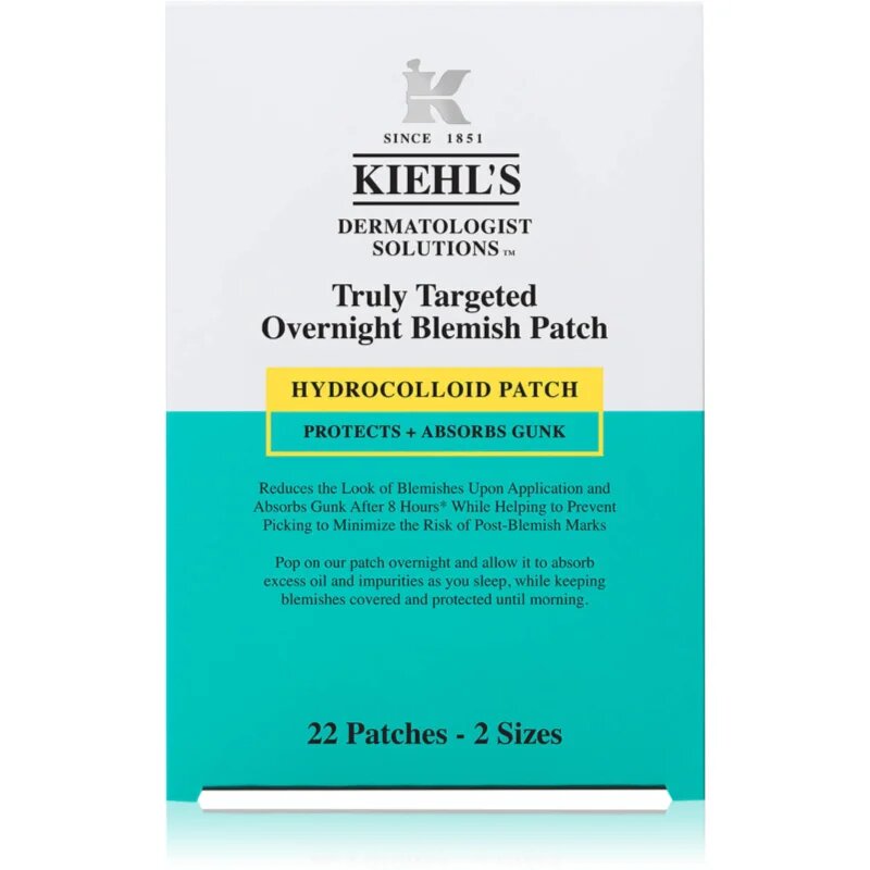 Kiehl's Truly Targeted Overnight Blemish Patch obliži za problematično kožo za ženske 22 kos
