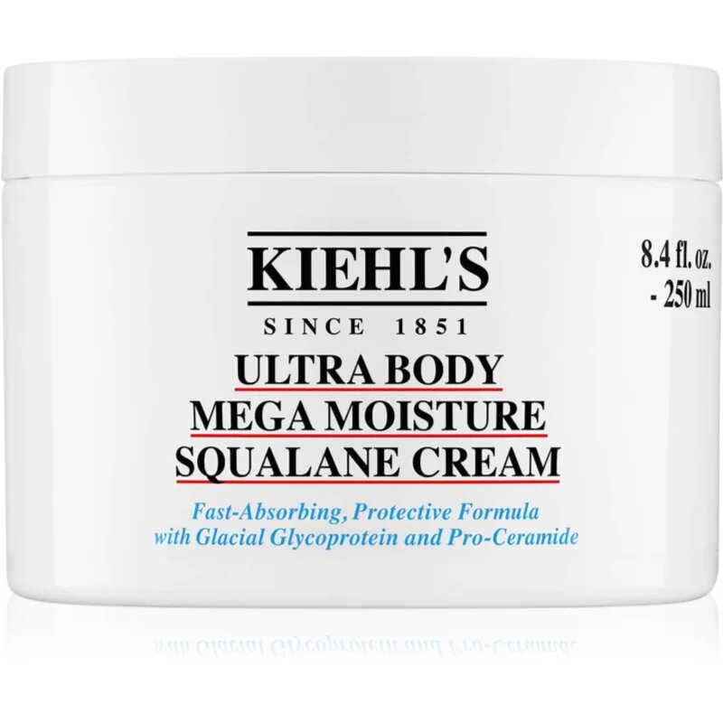 Kiehl's Ultra Body Mega Moisture Squalane Cream vlažilna krema za telo za ženske 250 ml