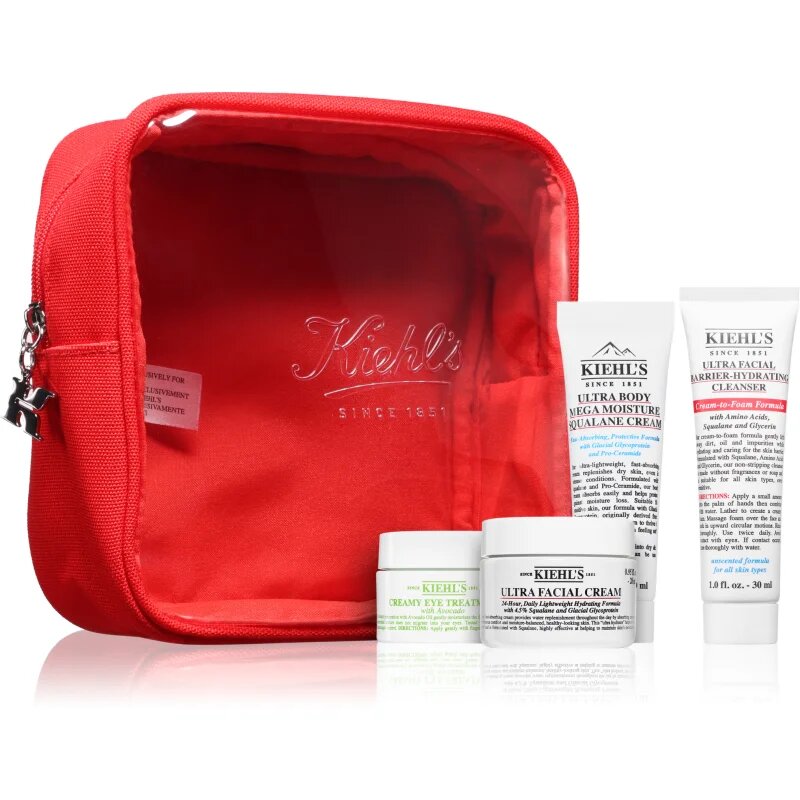 Kiehl's Ultra Facial Cream darilni set za obraz in predel okoli oči za ženske