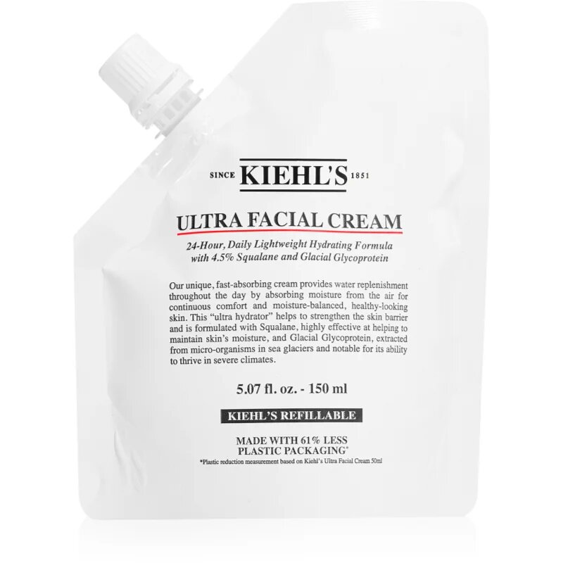 Kiehl's Ultra Facial Cream vlažilna krema za obraz 24 ur refill 150 ml