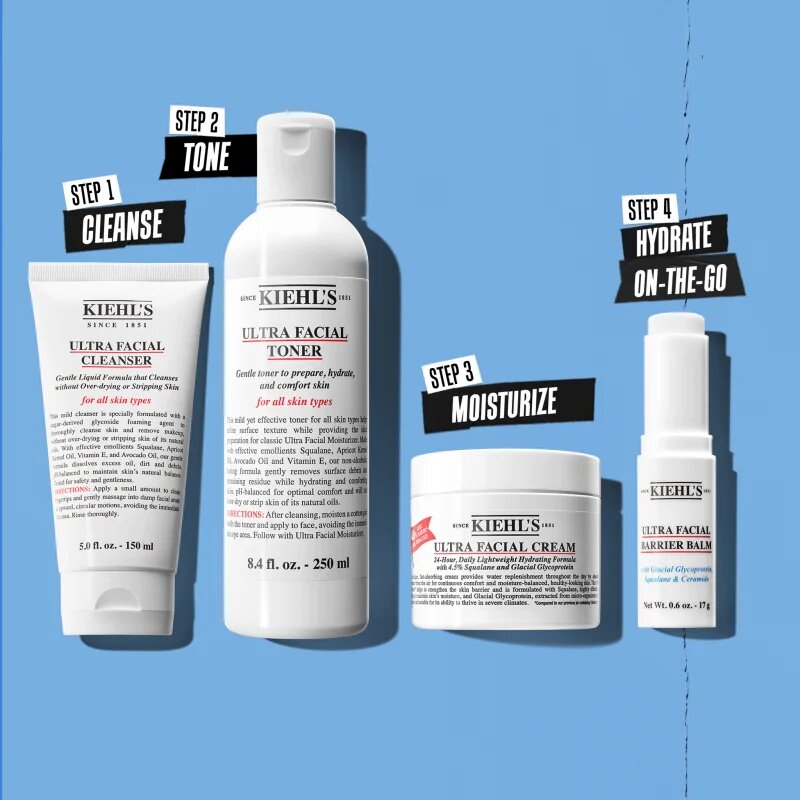 Kiehl's Ultra Facial Cream vlažilna krema za obraz 24 ur refill 150 ml