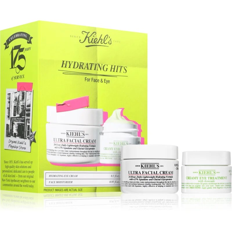 Kiehl's Ultra Facial darilni set za obraz in predel okoli oči za ženske