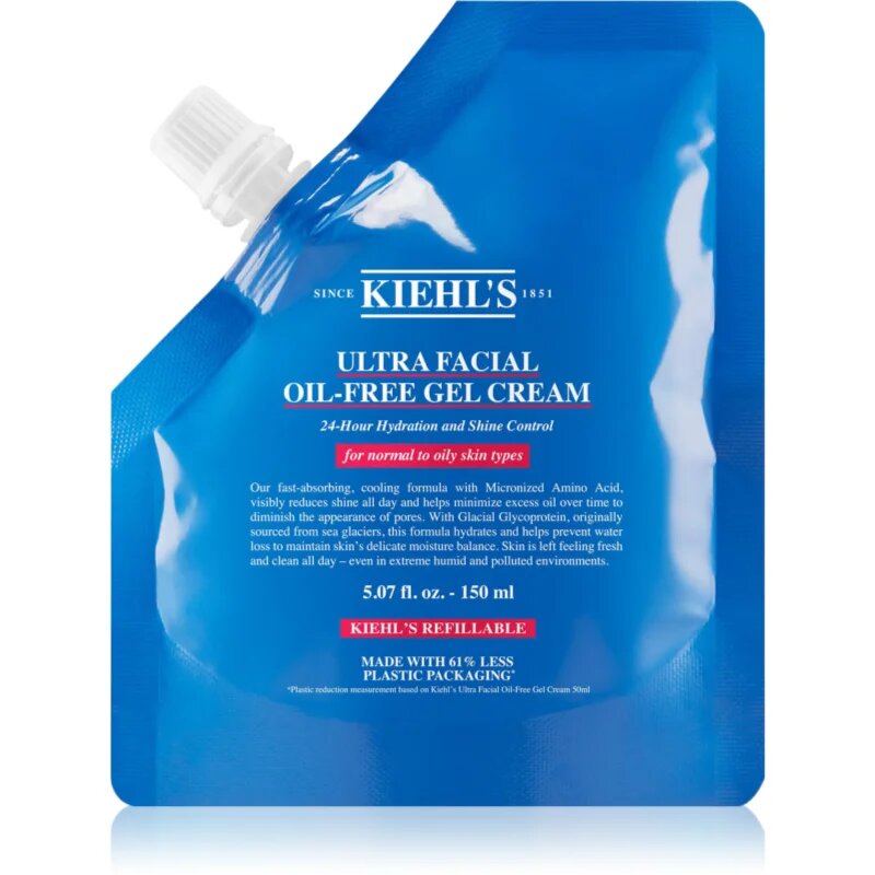 Kiehl's Ultra Facial Oil-Free Gel Cream vlažilna nega za normalno do mastno kožo refill 150 ml