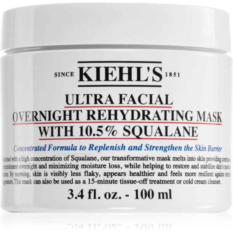 Kiehl's Ultra Facial Overnight Rehydrating Mask nočna maska za obnovo kože 100 ml