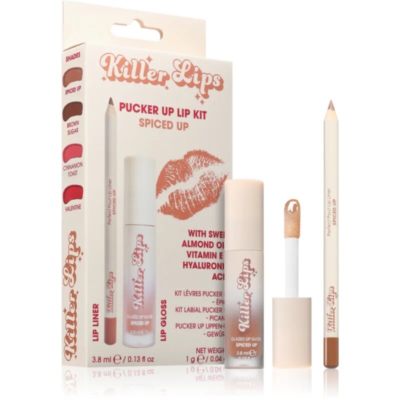 Killer Lips Pucker Up Lip Kit set za ustnice za ženske Spiced Up
