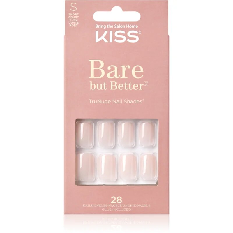 KISS Bare But Better Short umetni nohti 28 kos