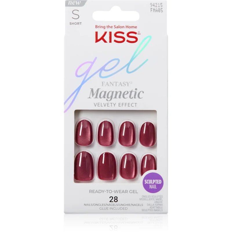 KISS Gel Fantasy Magnetic umetni nohti 28 kos