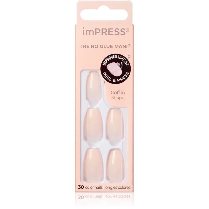 KISS imPRESS The No Glue Mani Medium umetni nohti Serendipity 30 kos