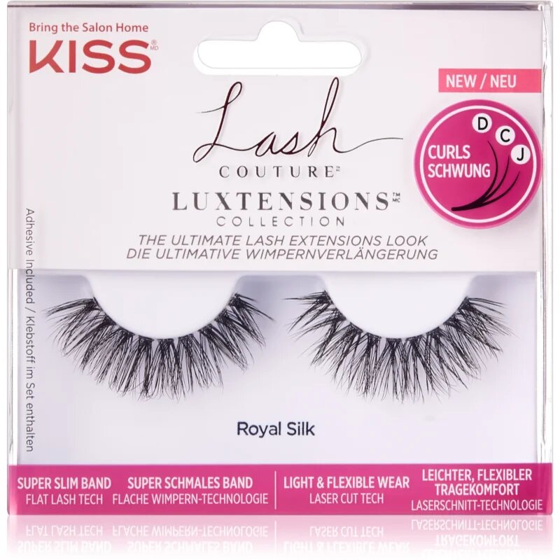 KISS Lash Couture LuXtensions umetne trepalnice Royal Satin 1 par