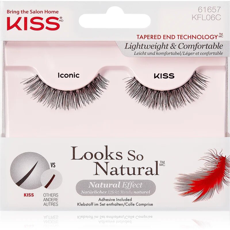 KISS Look So Natural umetne trepalnice Iconic 1 par