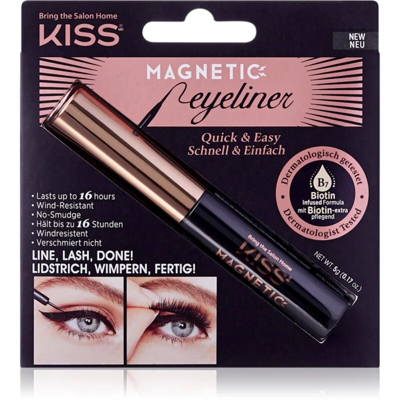 KISS Magnetic Eyeliner magnetno gel črtalo 5 g