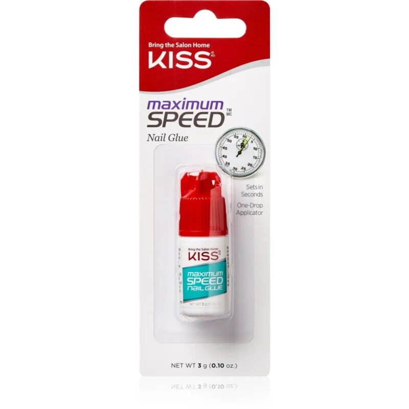 KISS Maximum Speed lepilo za nohte 3 g