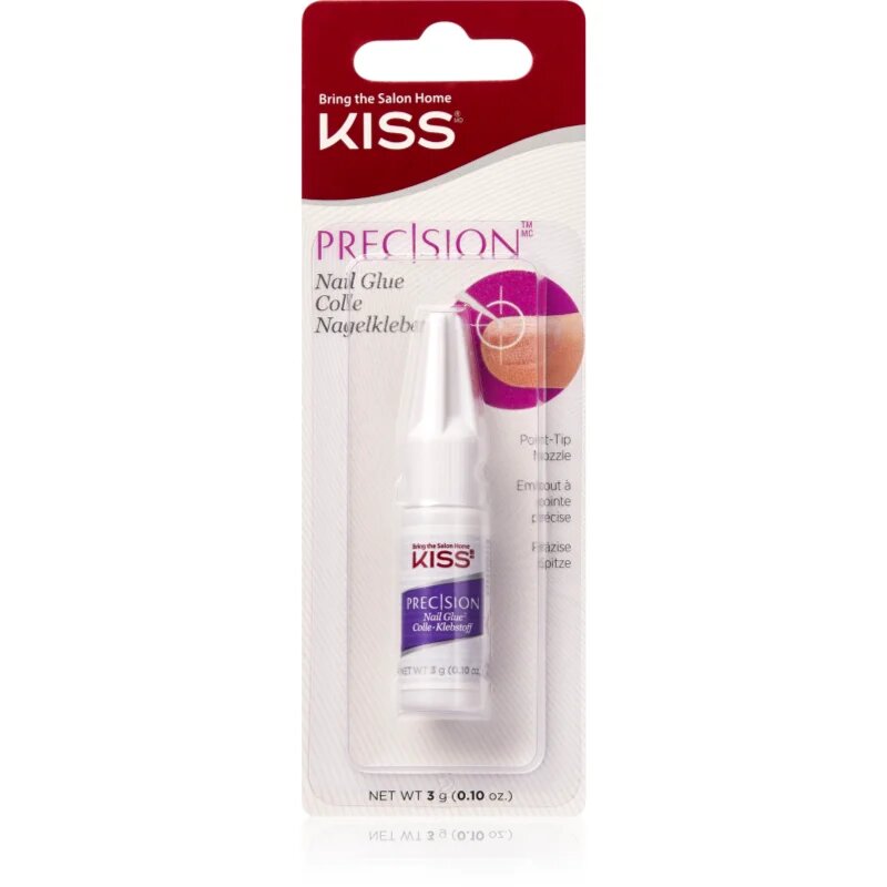 KISS Precision lepilo za nohte 3 g