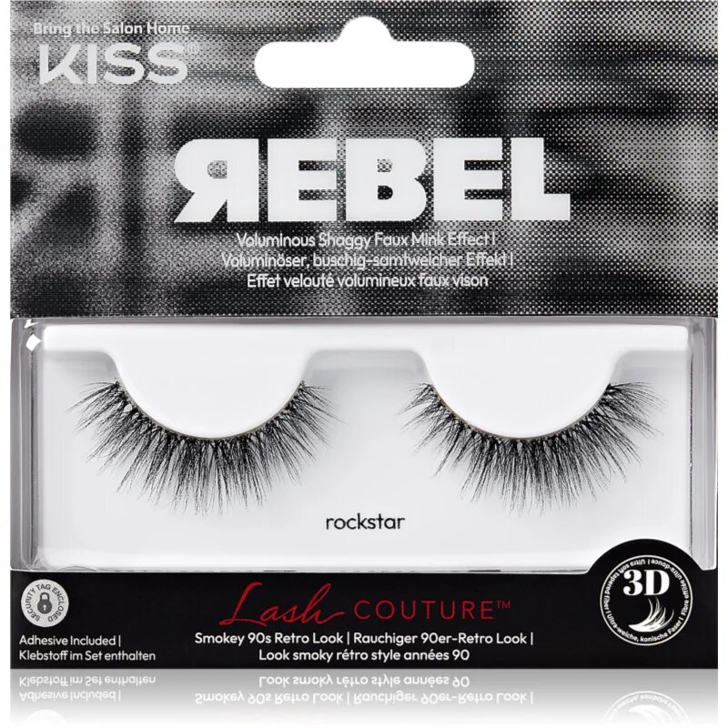 KISS Rebel umetne trepalnice Rockstar 1 par