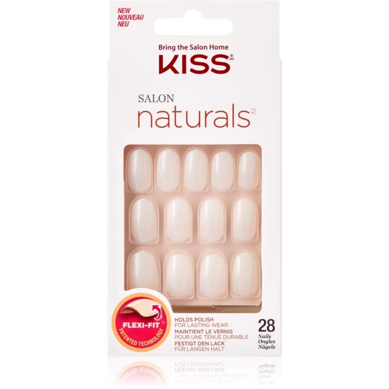 KISS Salon Natural Break Even umetni nohti 28 kos