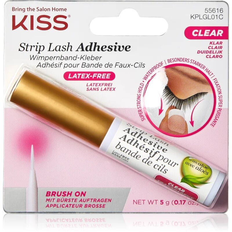 KISS Strip Lash Adhesive transparentno lepilo za umetne trepalnice 5 g