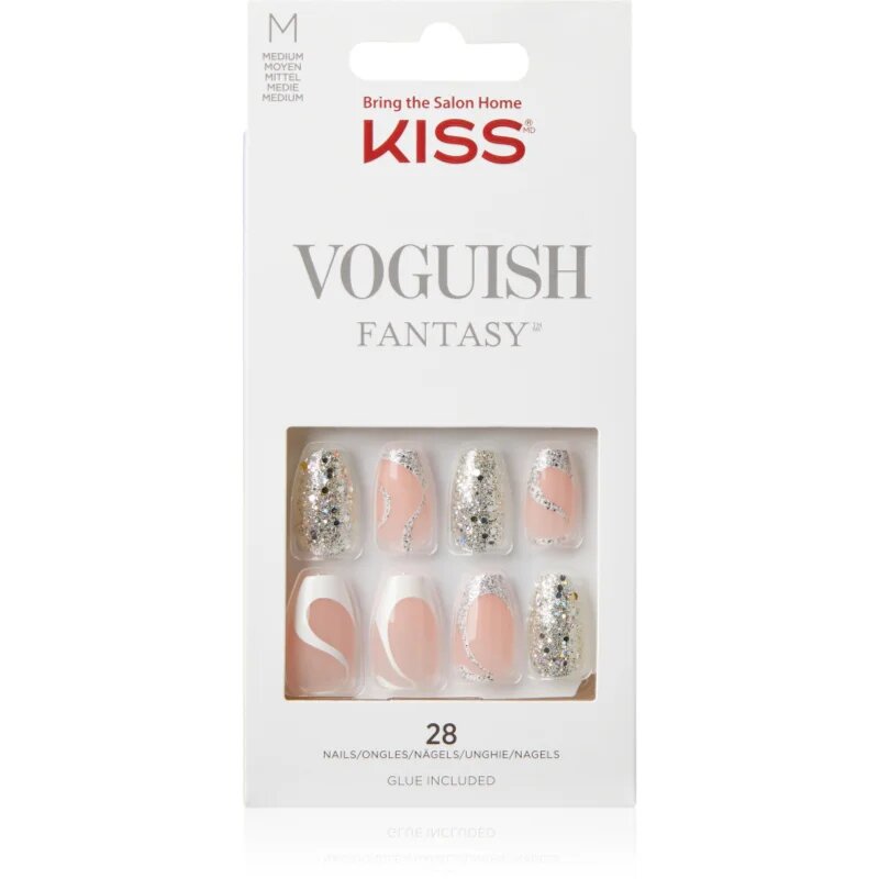KISS Voguish Fantasy Fashspiration umetni nohti medium 28 kos