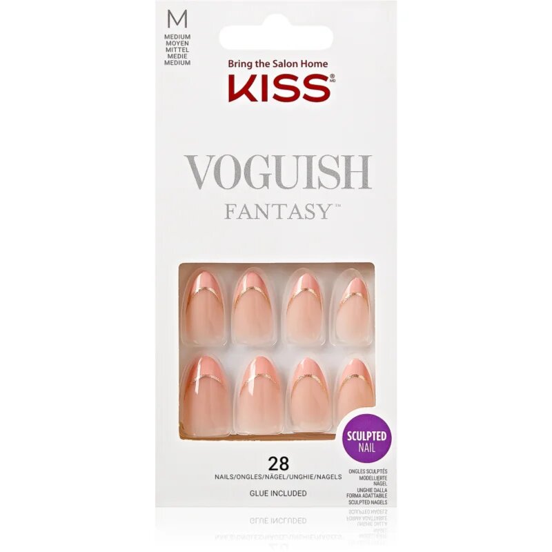 KISS Voguish Fantasy French umetni nohti 28 kos