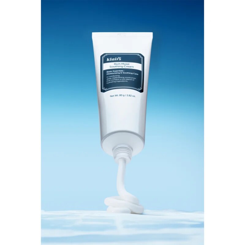 Klairs Rich Moist Soothing Cream intenzivno vlažilna in mehčalna krema 80 ml