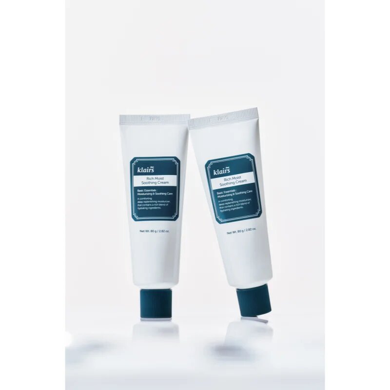 Klairs Rich Moist Soothing Cream intenzivno vlažilna in mehčalna krema 80 ml