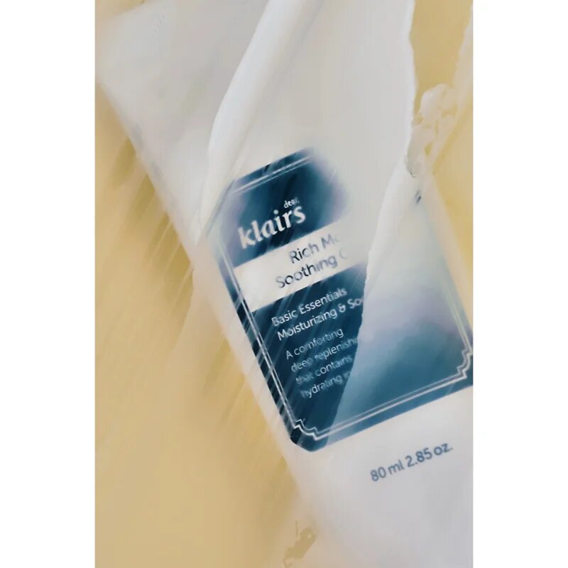 Klairs Rich Moist Soothing Cream intenzivno vlažilna in mehčalna krema 80 ml