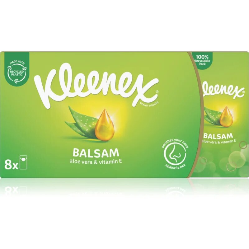 Kleenex Balsam BalmCare papirnati robčki 8x9 kos