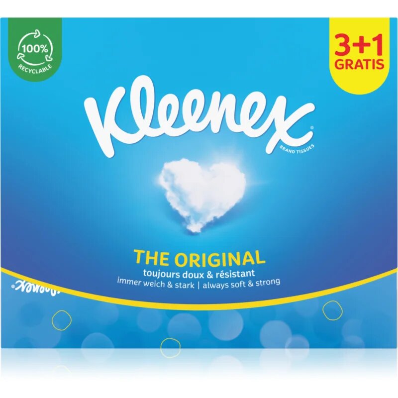 Kleenex Original Box papirnati robčki 3+1 72 kos