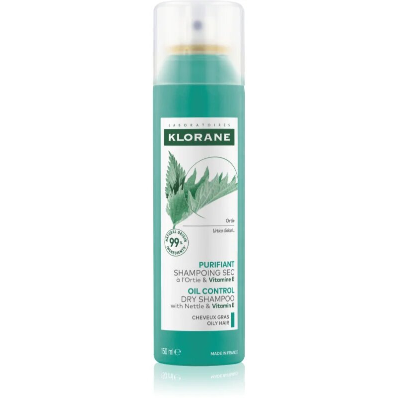 Klorane Nettle suhi šampon za mastne lase 150 ml