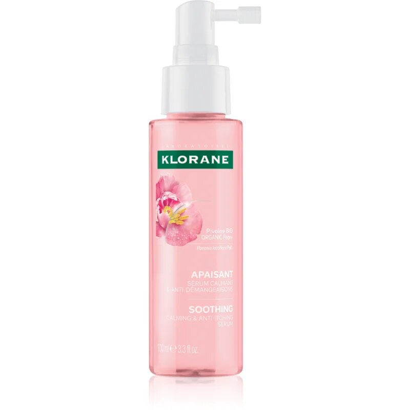 Klorane Peony Soothing Calming & Anti-Itching Serum pomirjevalni serum za pomirjanje občutljivega in razdraženega lasišča 100 ml