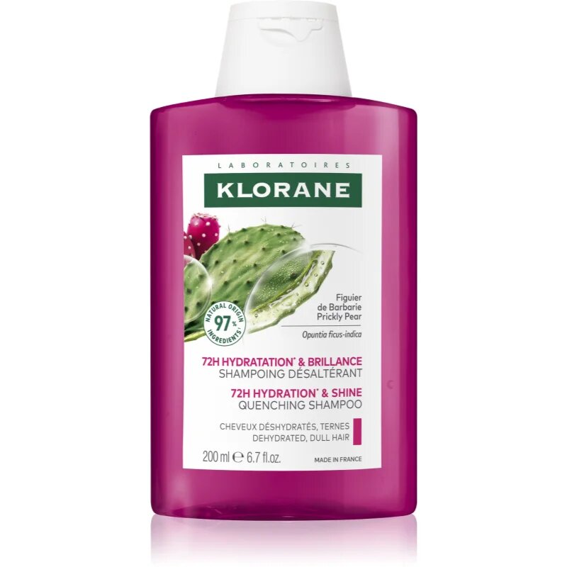 Klorane Prickly Pear intenzivno vlažilni šampon 200 ml