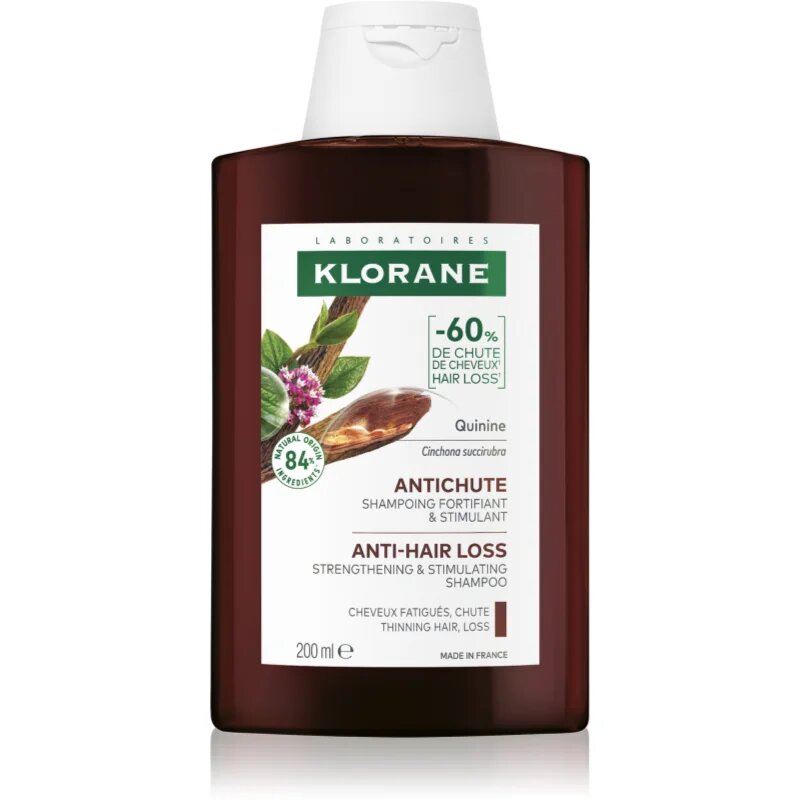 Klorane Quinine Anti-Hair Loss Shampoo šampon za okrepitev las proti izpadanju las 200 ml