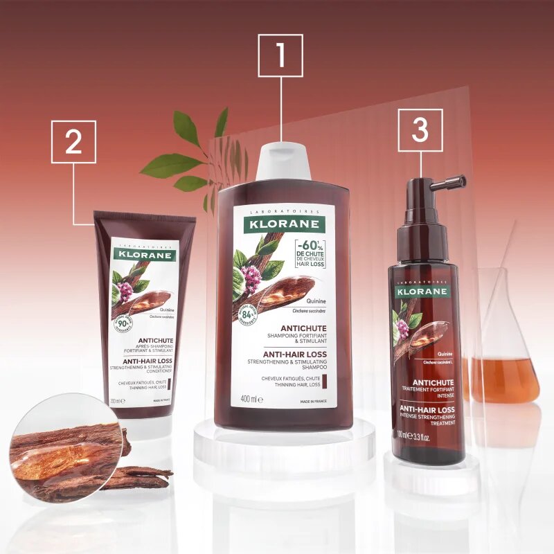 Klorane Quinine Anti-Hair Loss Shampoo šampon za okrepitev las proti izpadanju las 400 ml