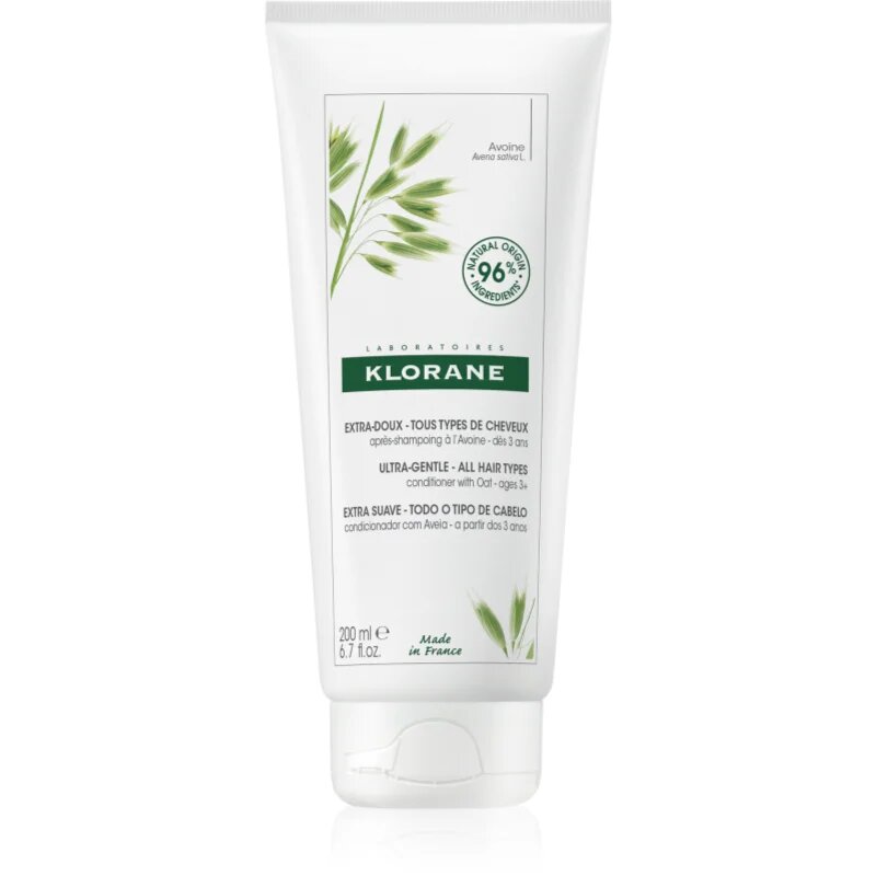Klorane ULTRA-GENTLE Conditioner with Oat balzam za lažje razčesavanje las 200 ml