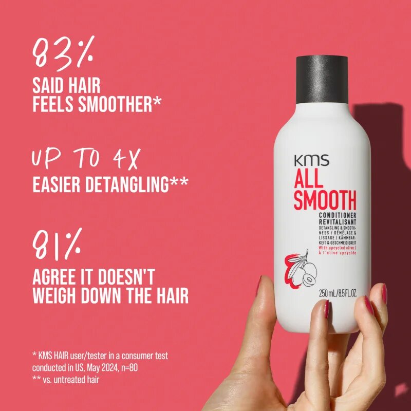 KMS All Smooth Conditioner balzam za glajenje las za močne grobe in suhe lase 250 ml