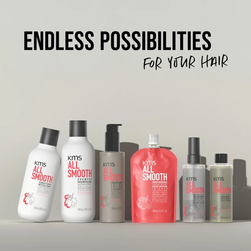 KMS All Smooth Conditioner balzam za glajenje las za močne grobe in suhe lase 75 ml